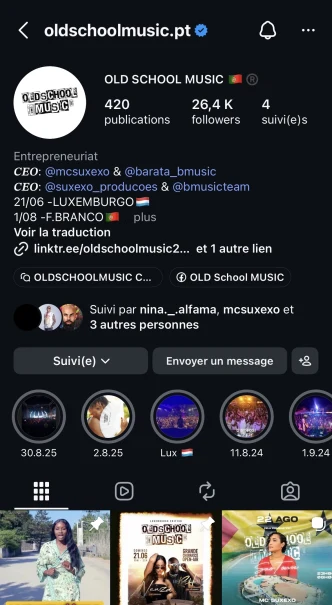Instagram Old School Music